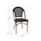 Flash Furniture Black French Bistro Stacking Chair SDA-AD642107-BK-NAT-GG - alternate 7